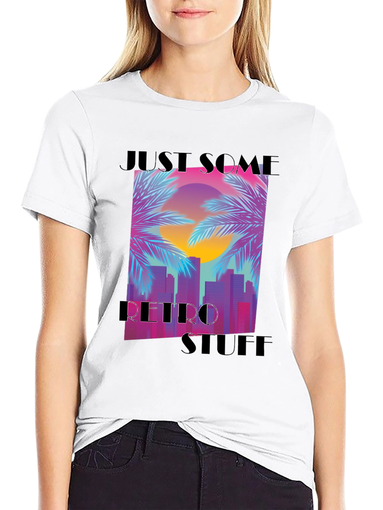 Retro Sunset Graphic T-Shirt - Casual Comfort