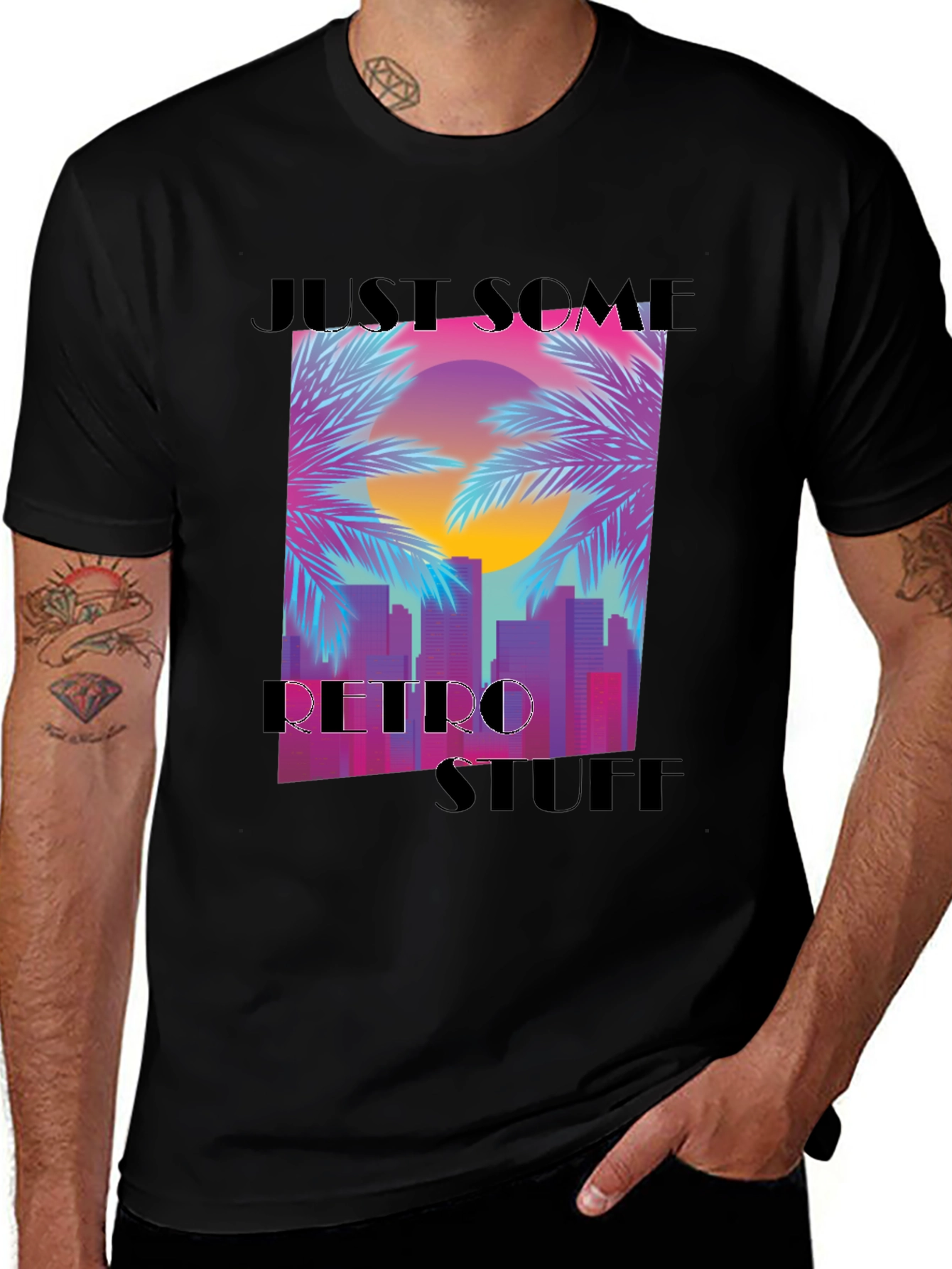 Retro Sunset Graphic T-Shirt - Casual Comfort