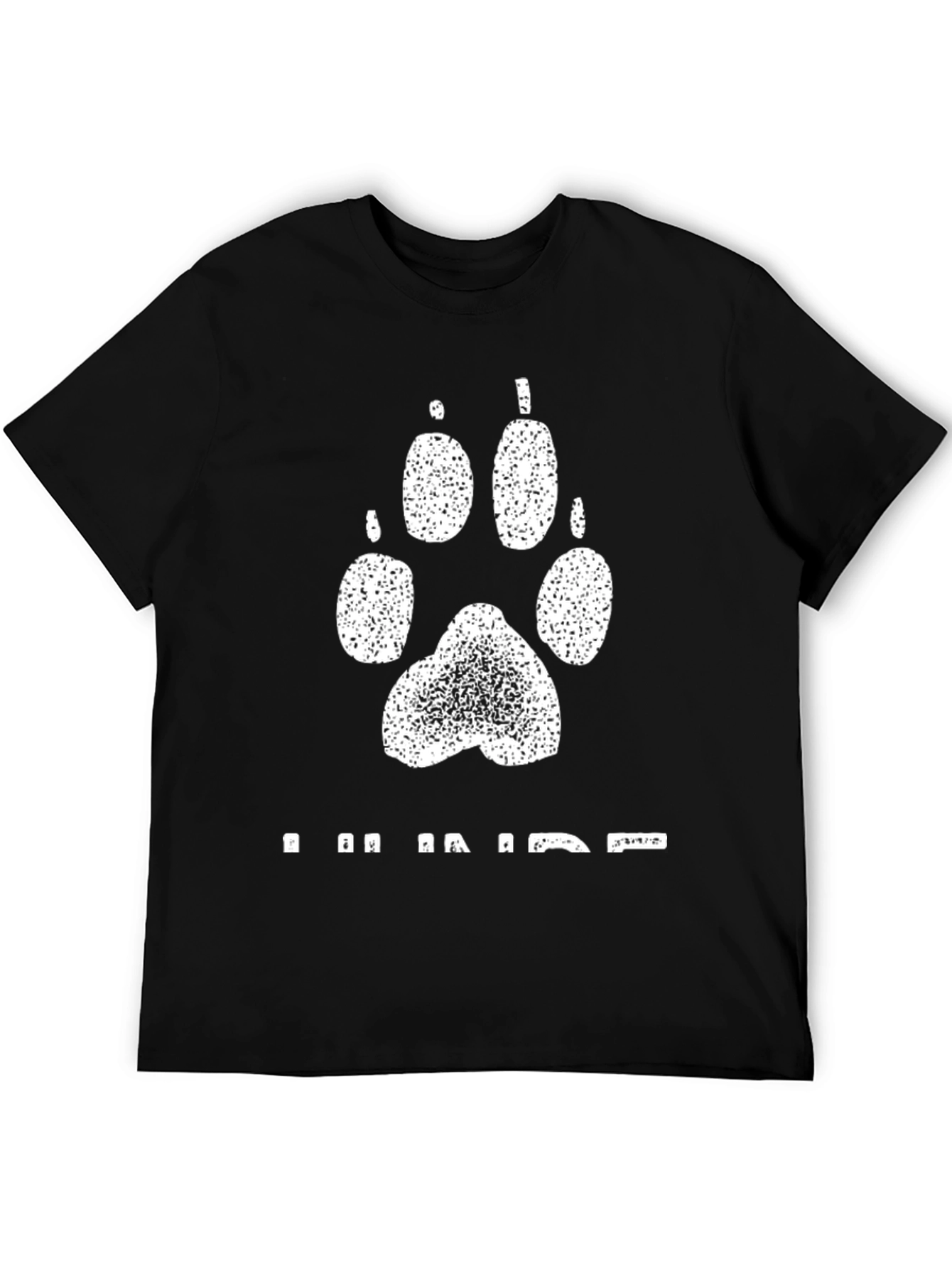 Paw Print Graphic T-Shirt - I Am Paw-some!