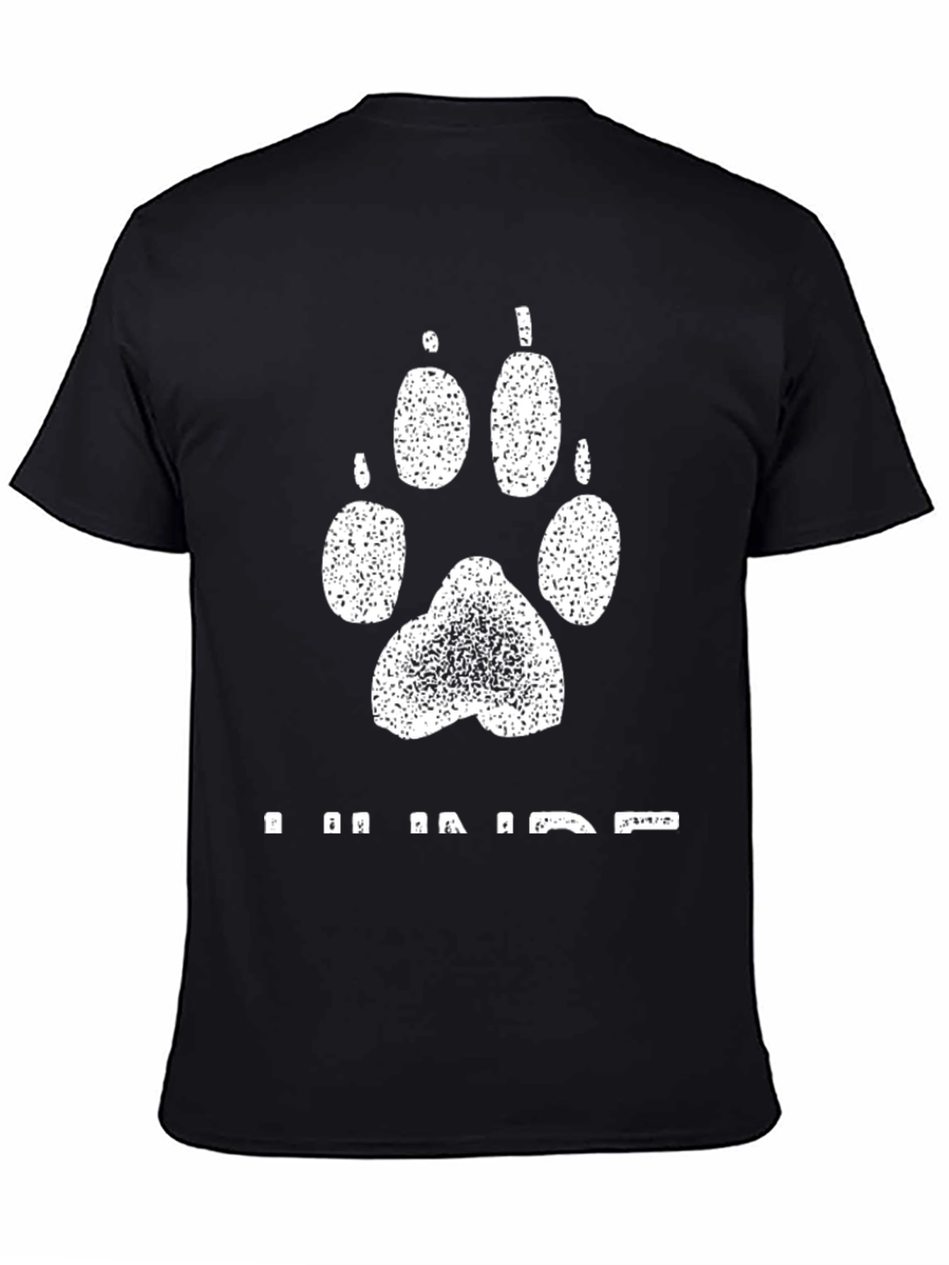 Paw Print Graphic T-Shirt - I Am Paw-some!