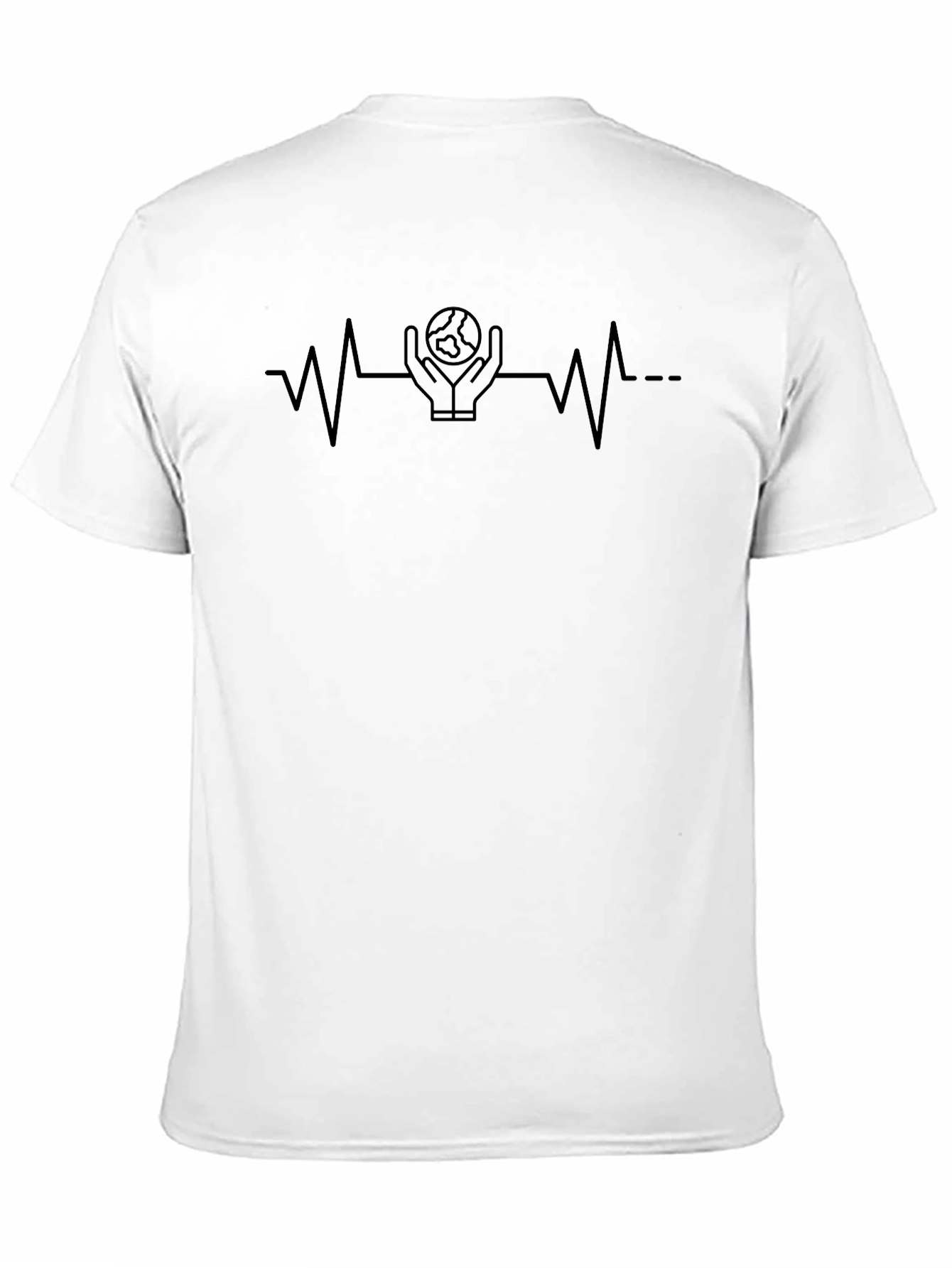 Earth Heartbeat Graphic Tee - Save Our Planet