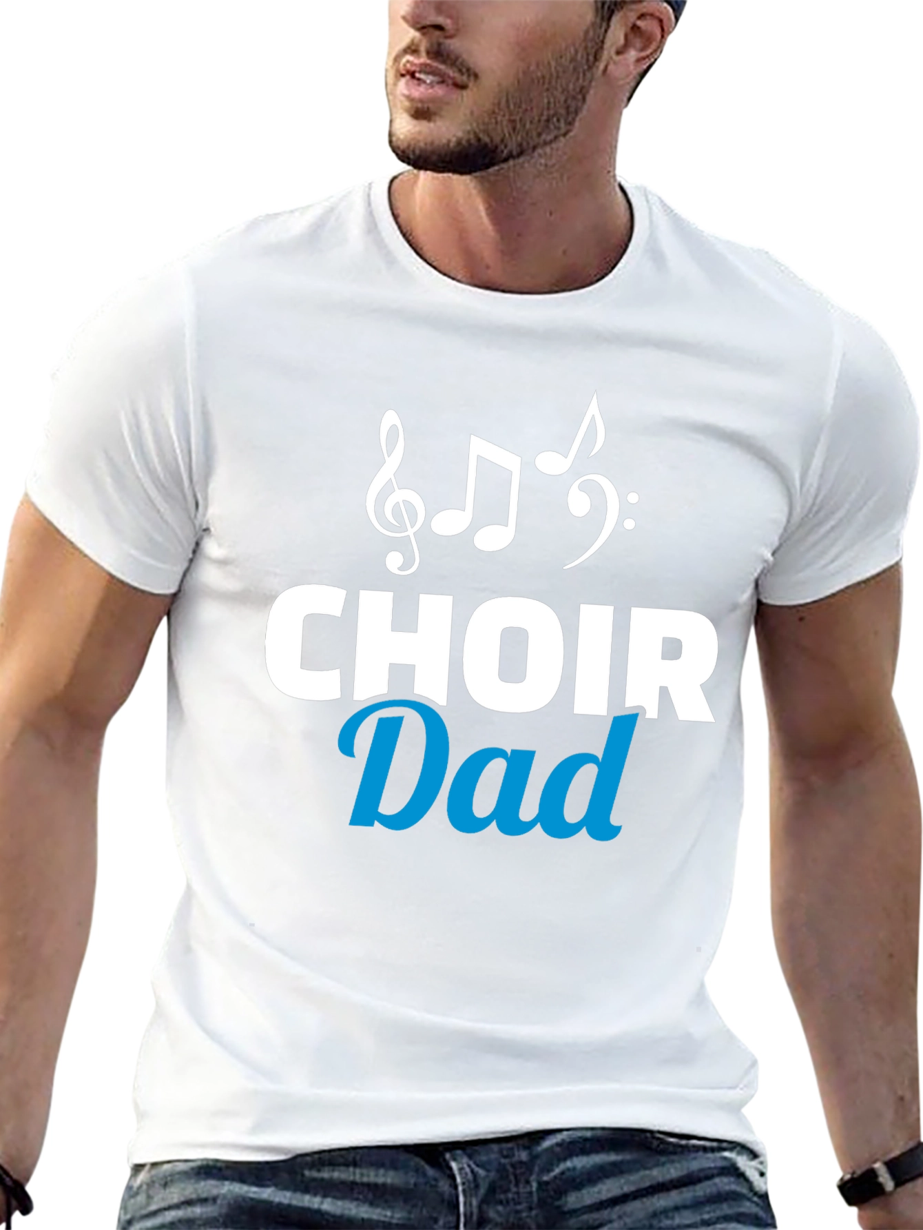 Choir Dad Graphic Tee - Musical Father T-Shirt