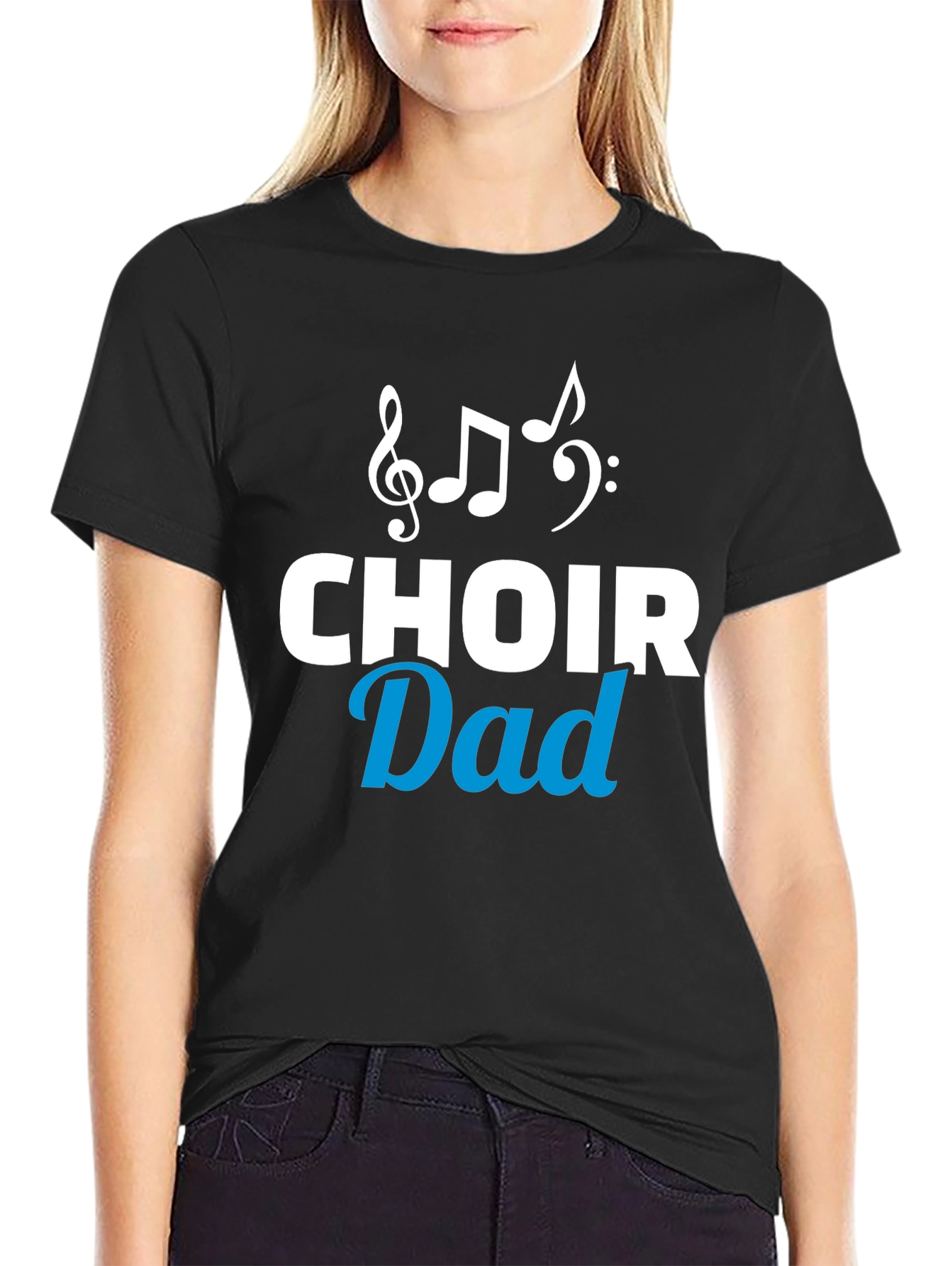 Choir Dad Graphic Tee - Musical Father T-Shirt