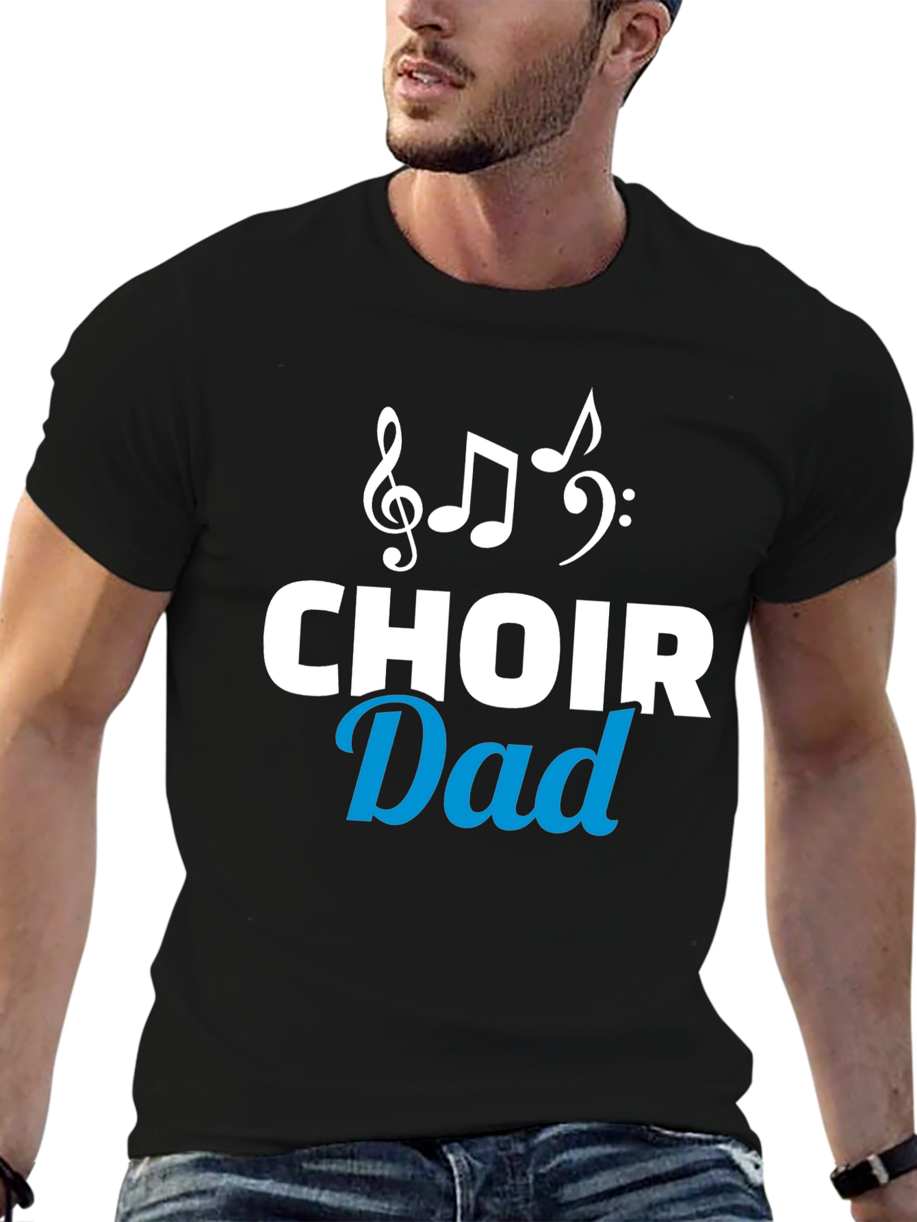 Choir Dad Graphic Tee - Musical Father T-Shirt