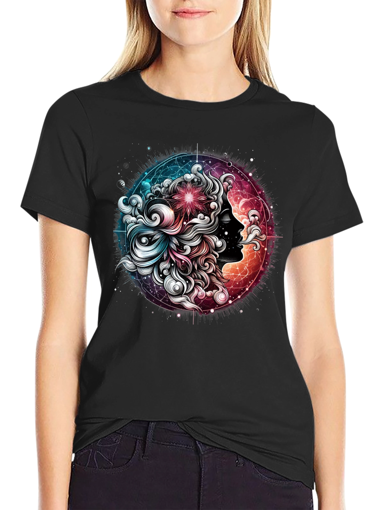 Celestial Woman Graphic Tee