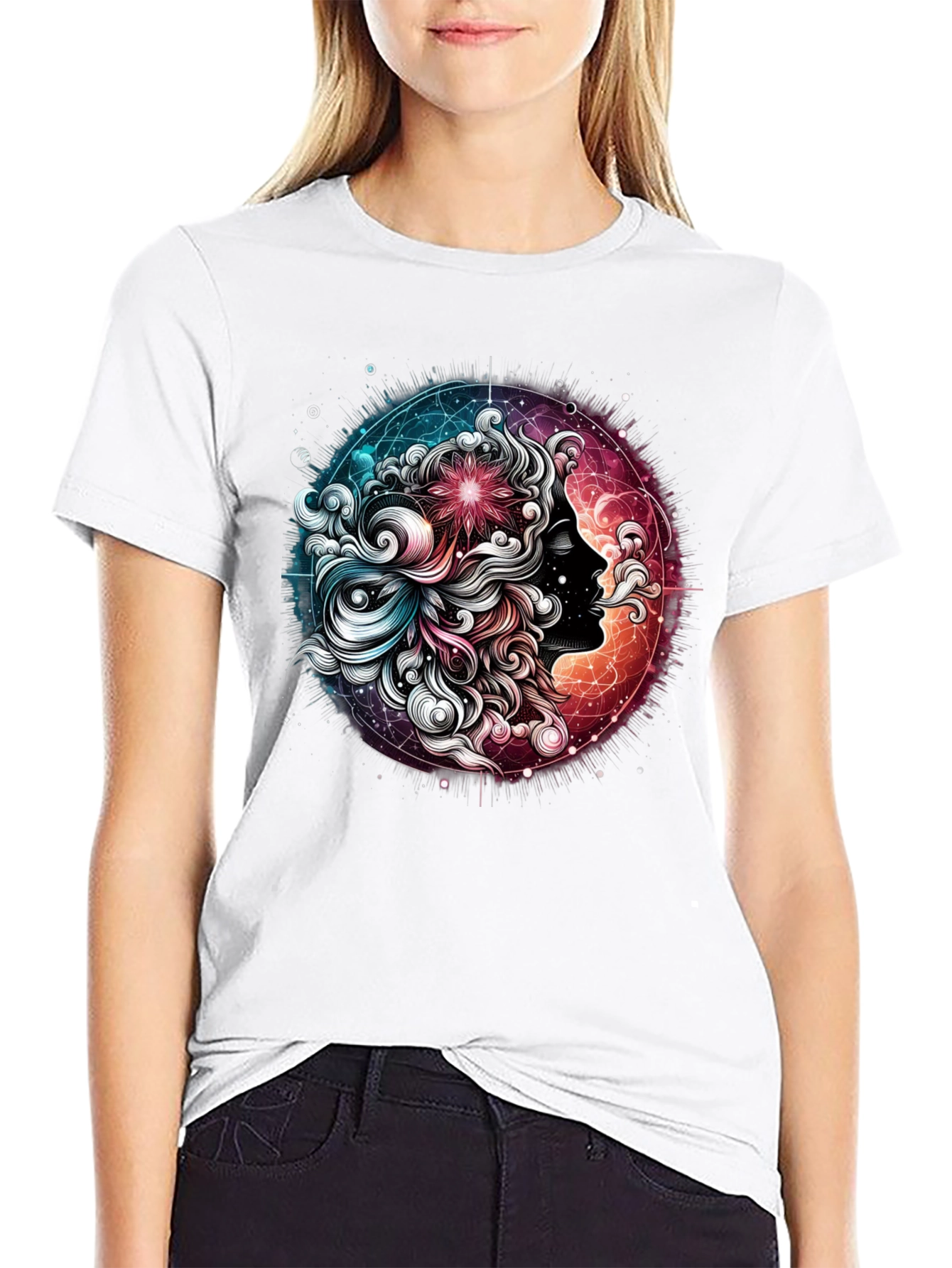 Celestial Woman Graphic Tee