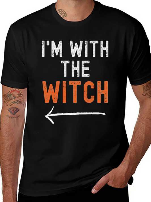 Im With The Witch Halloween T-Shirt