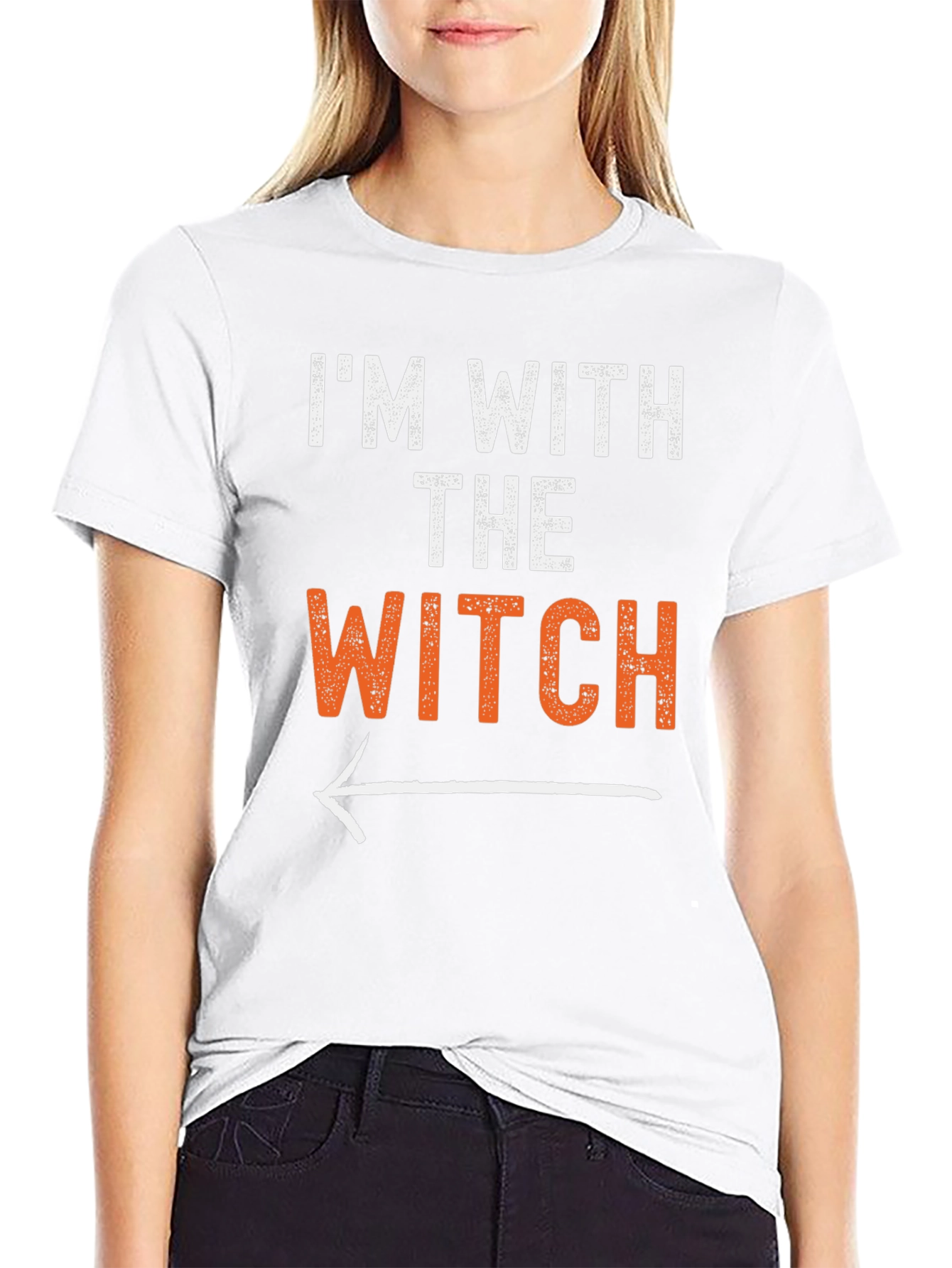 Im With The Witch Halloween T-Shirt