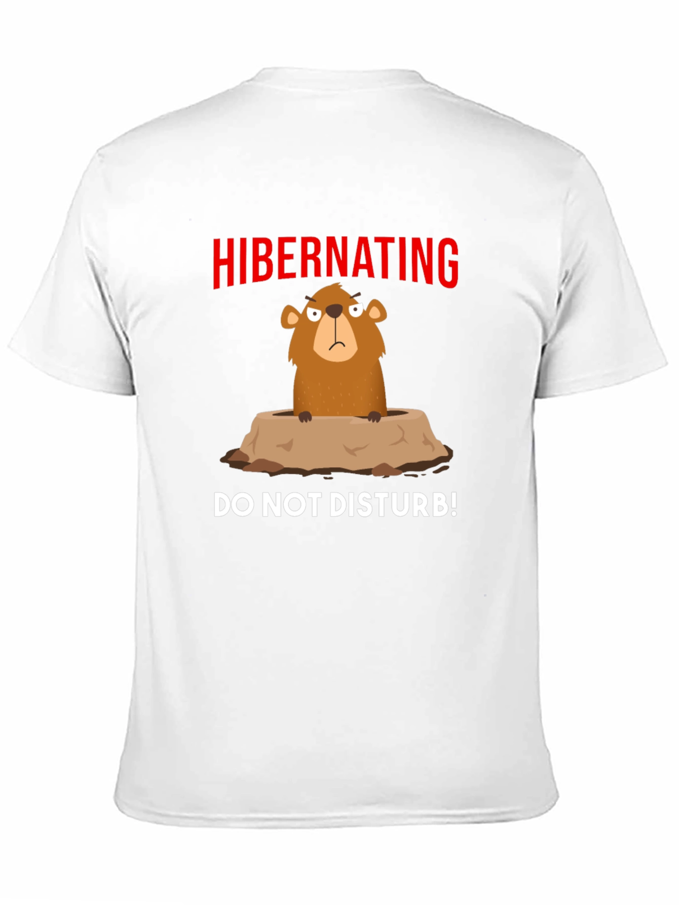 Hibernating Groundhog T-Shirt - Do Not Disturb
