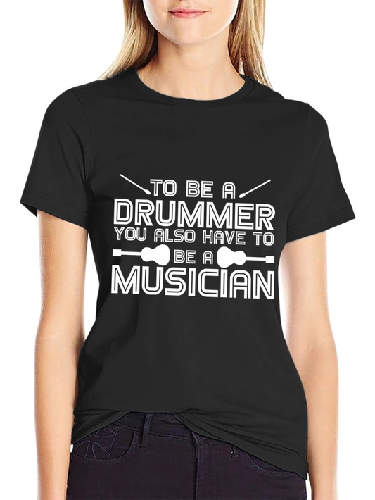 Drummer Musician Graphic T-Shirt
