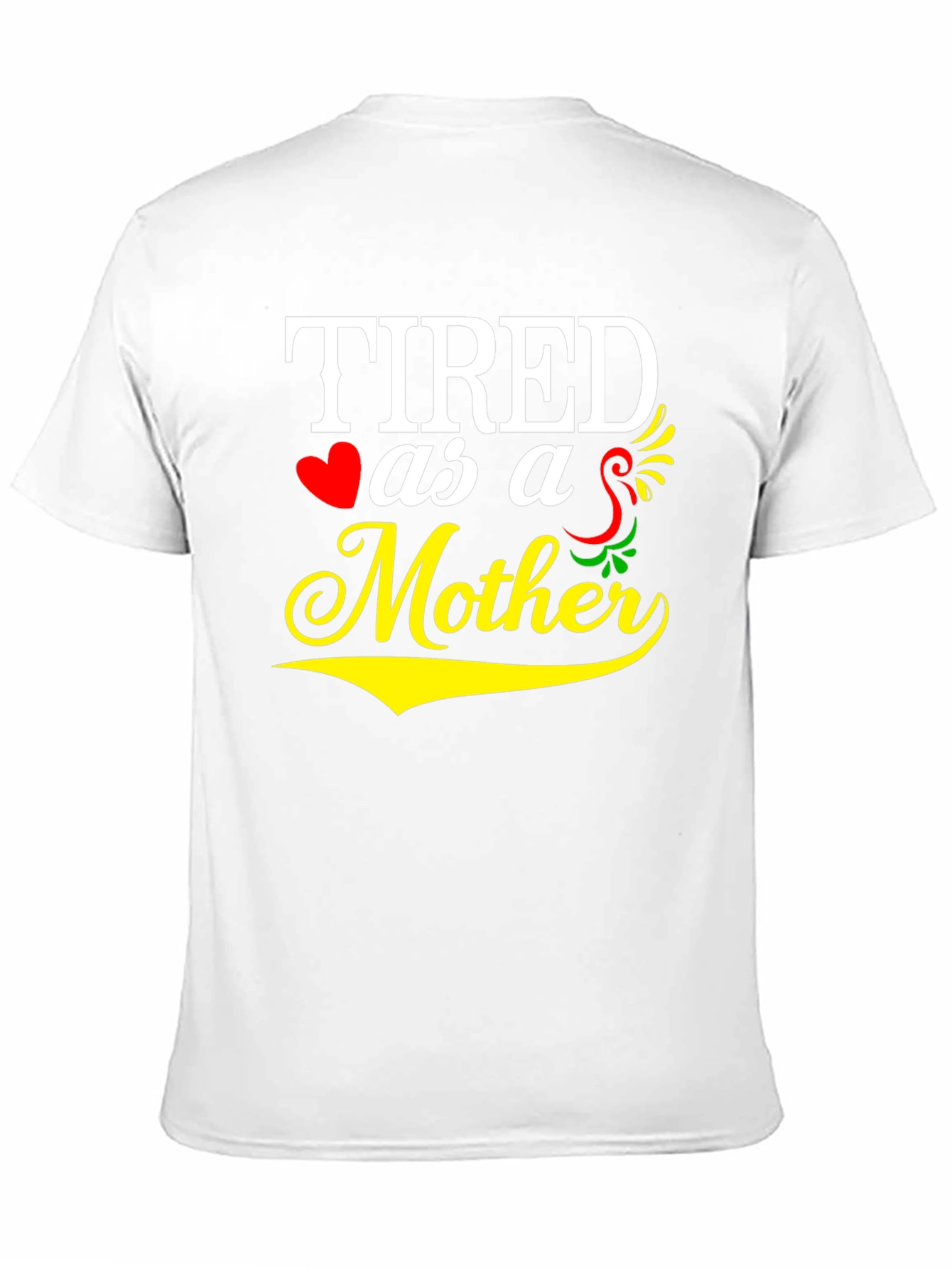 Tired As A Mother Black Graphic Tee
