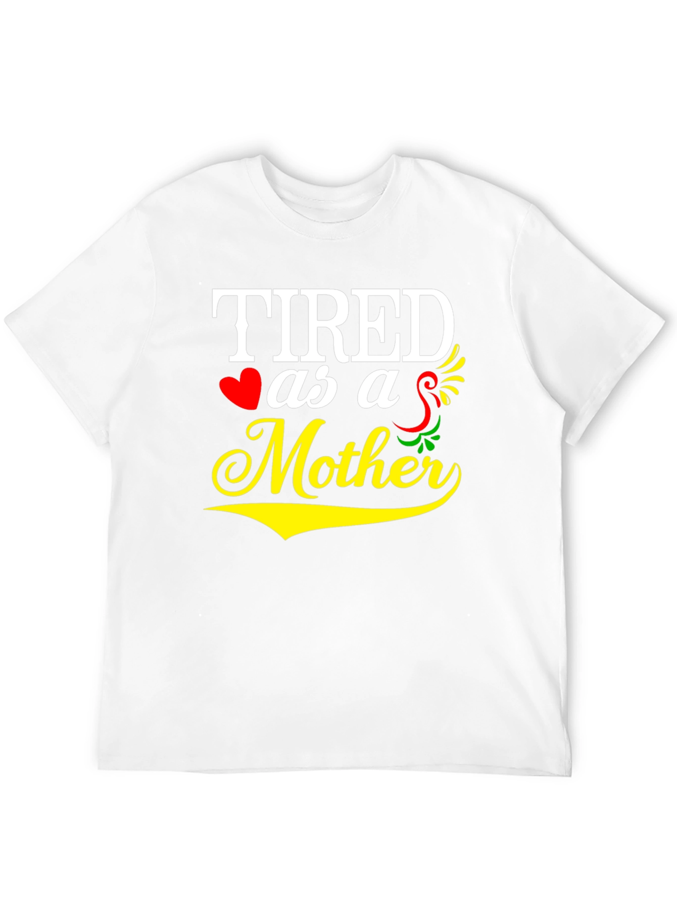 Tired As A Mother Black Graphic Tee