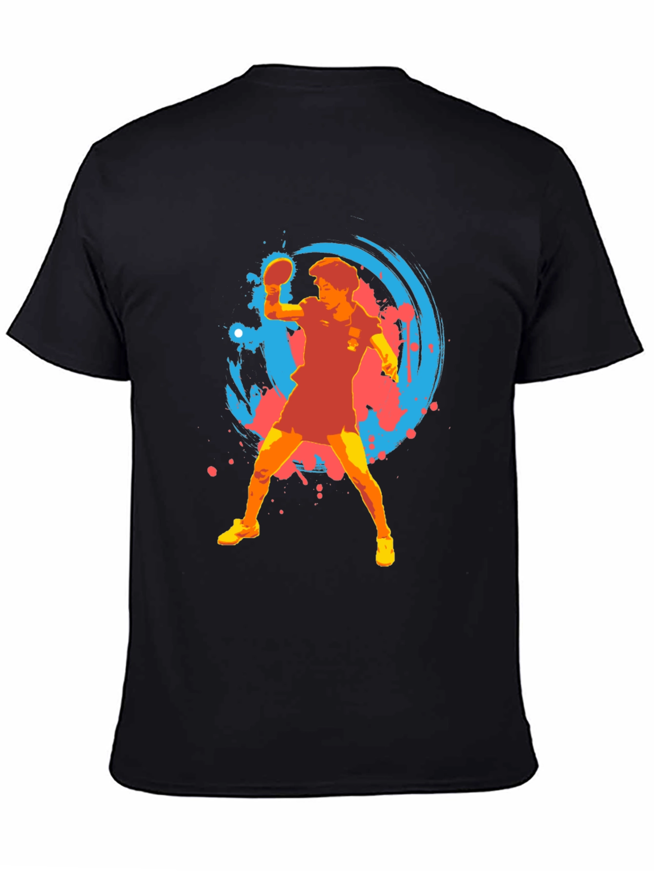Table Tennis Player Graphic T-Shirt