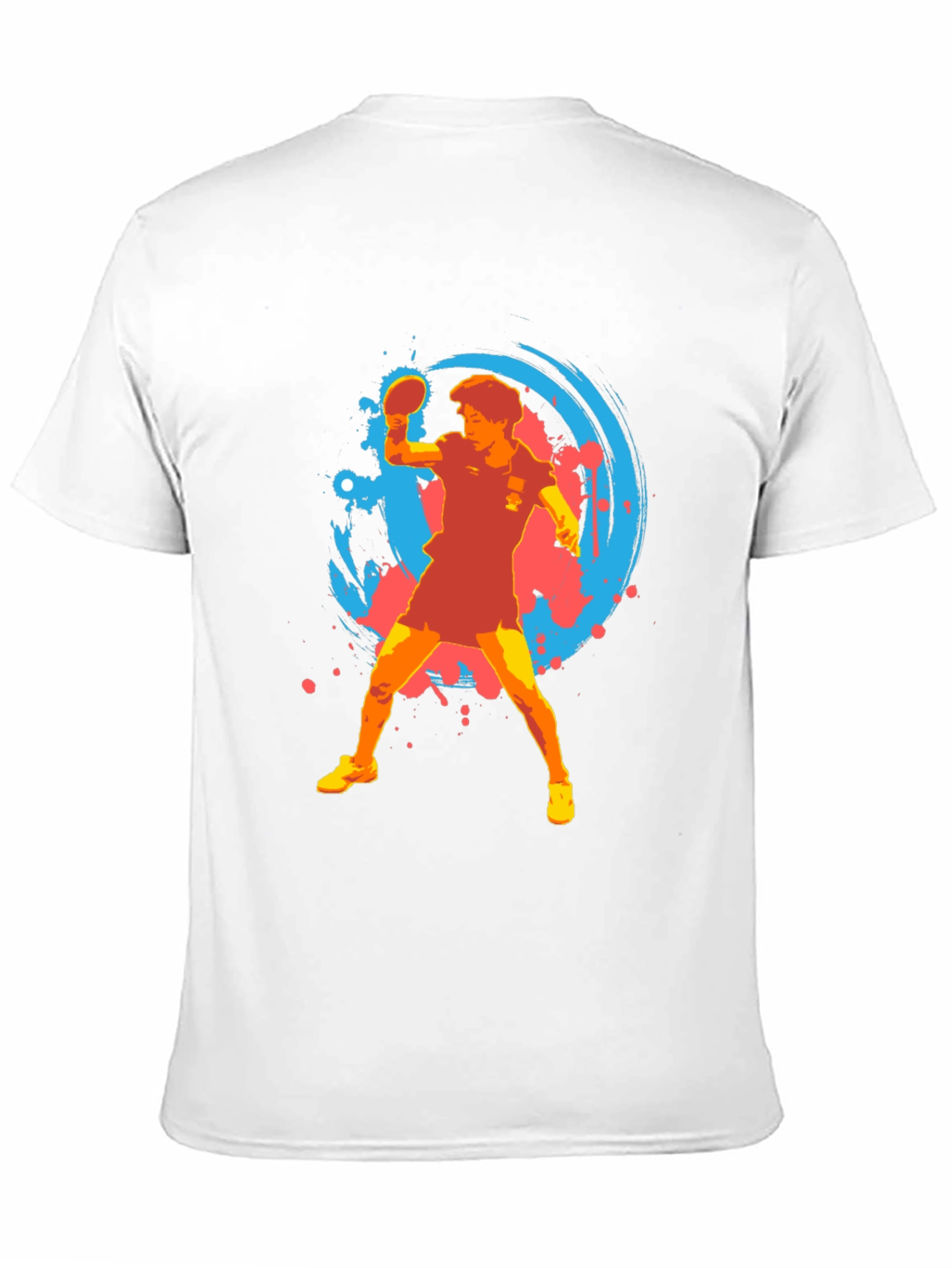 Table Tennis Player Graphic T-Shirt