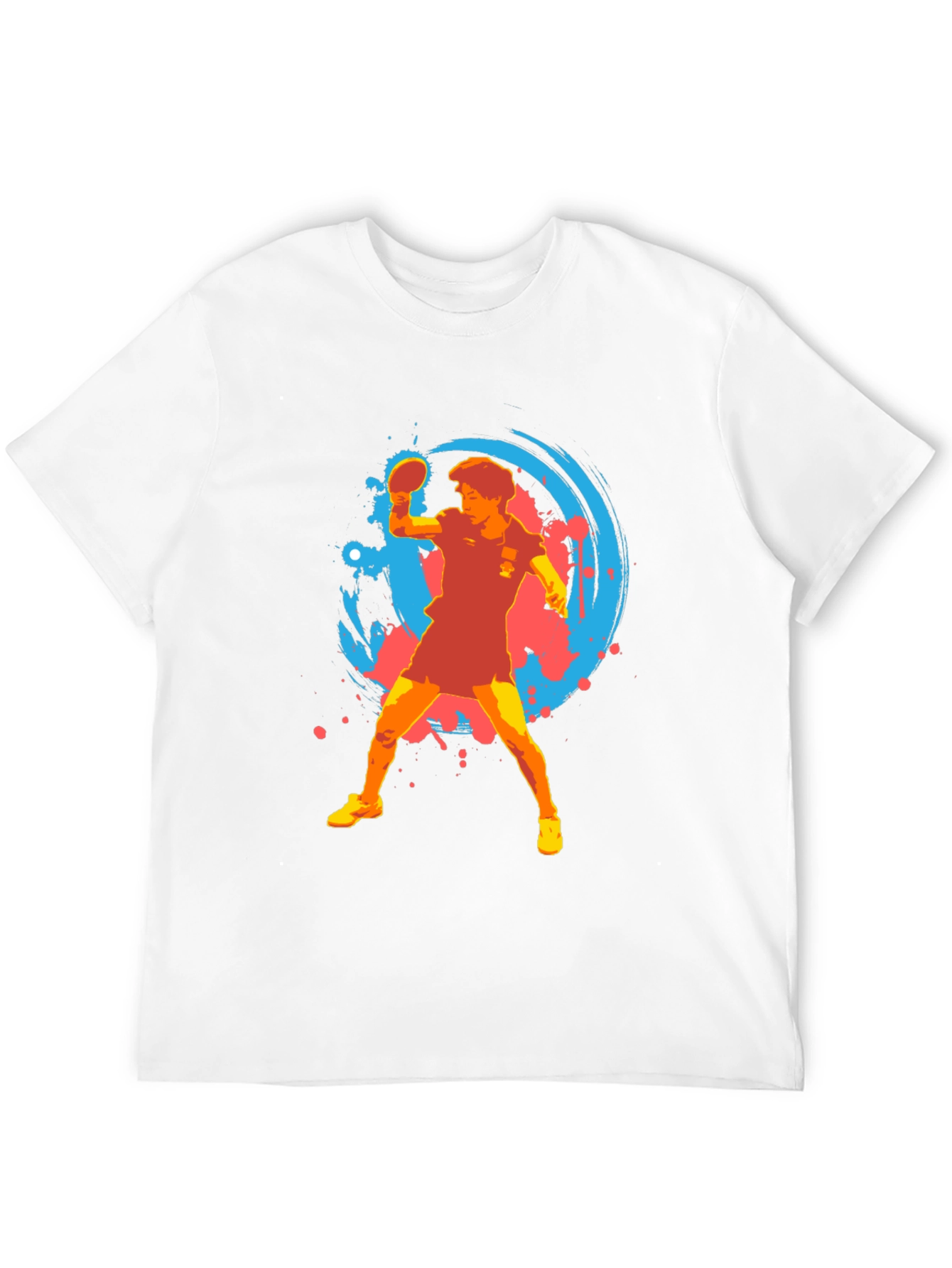 Table Tennis Player Graphic T-Shirt