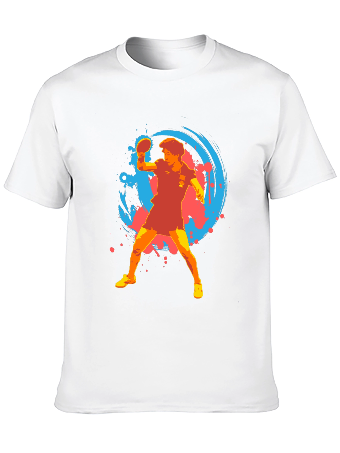 Table Tennis Player Graphic T-Shirt