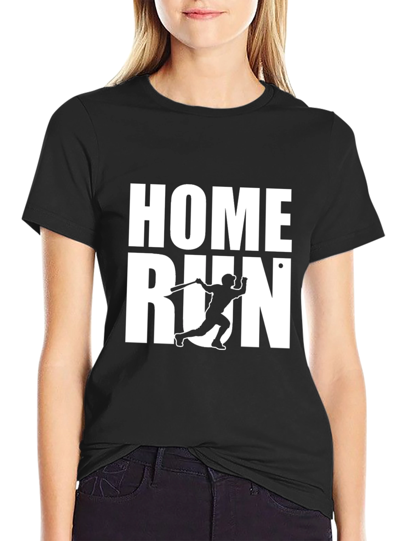 Home Run Baseball Graphic T-Shirt