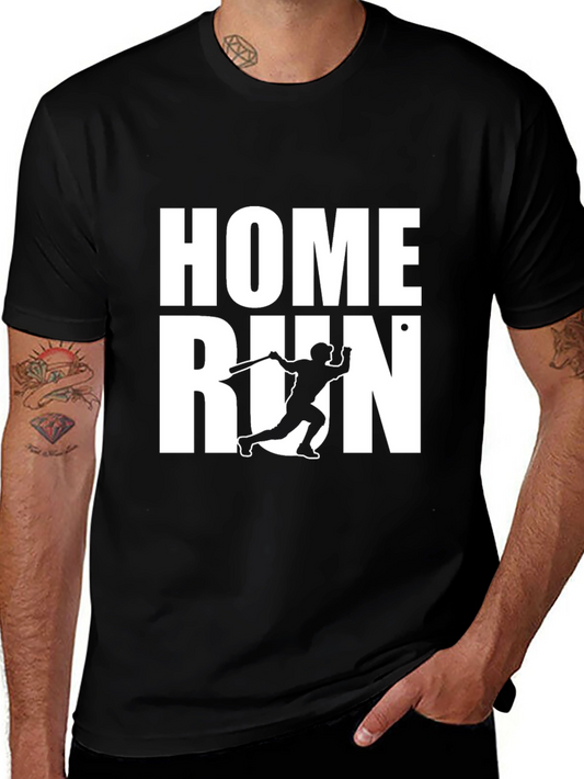Home Run Baseball Graphic T-Shirt