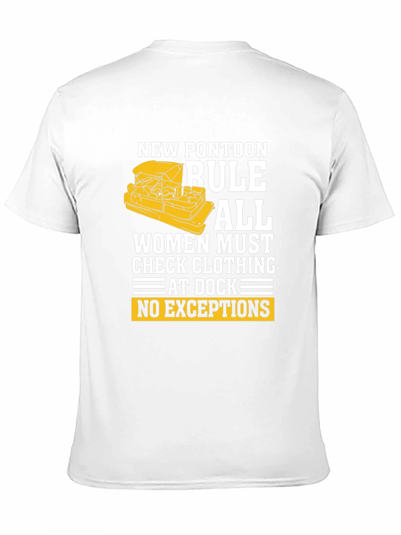 New Pontoon Rule T-Shirt - Womens Clothing Check!