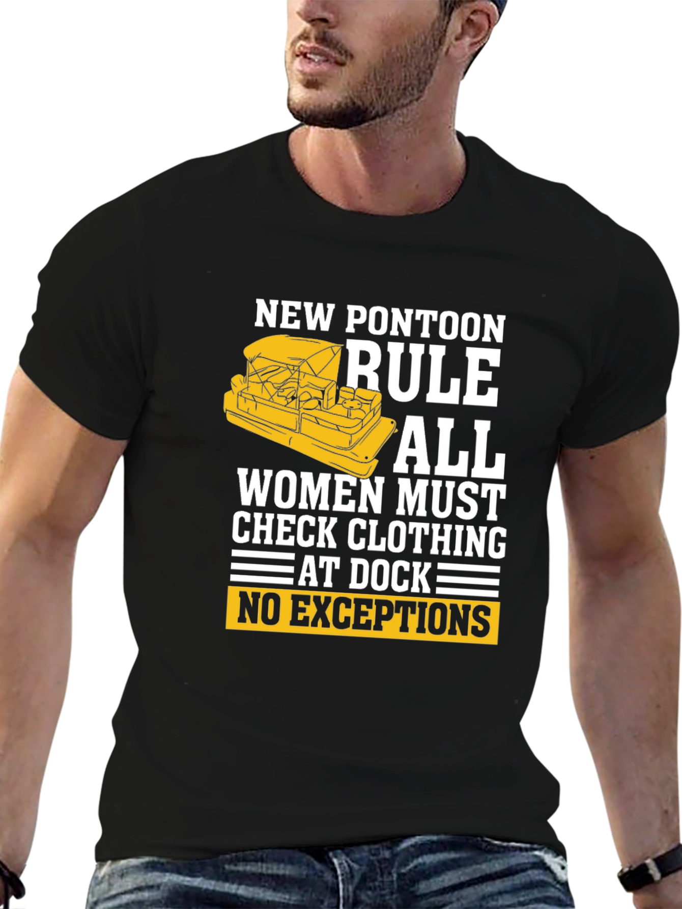 New Pontoon Rule T-Shirt - Womens Clothing Check!