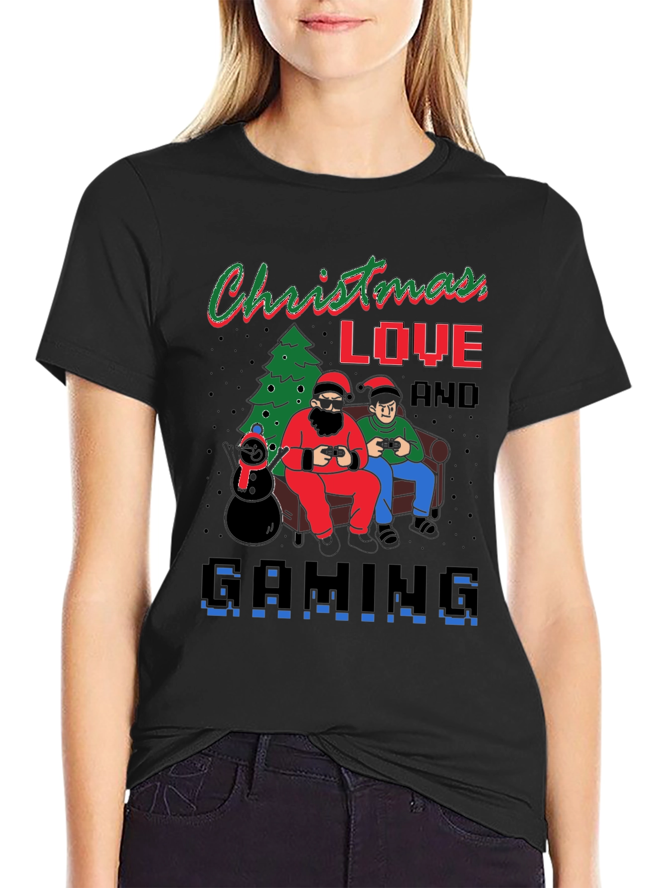 Christmas Love & Gaming T-Shirt