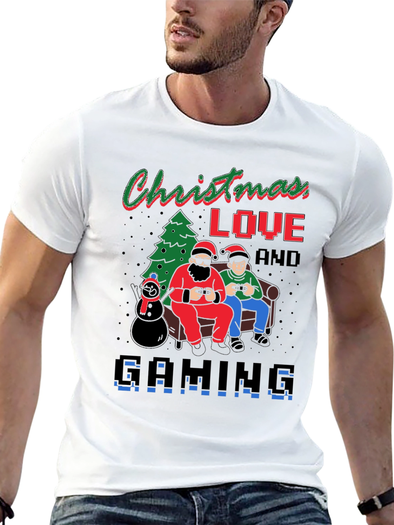 Christmas Love & Gaming T-Shirt