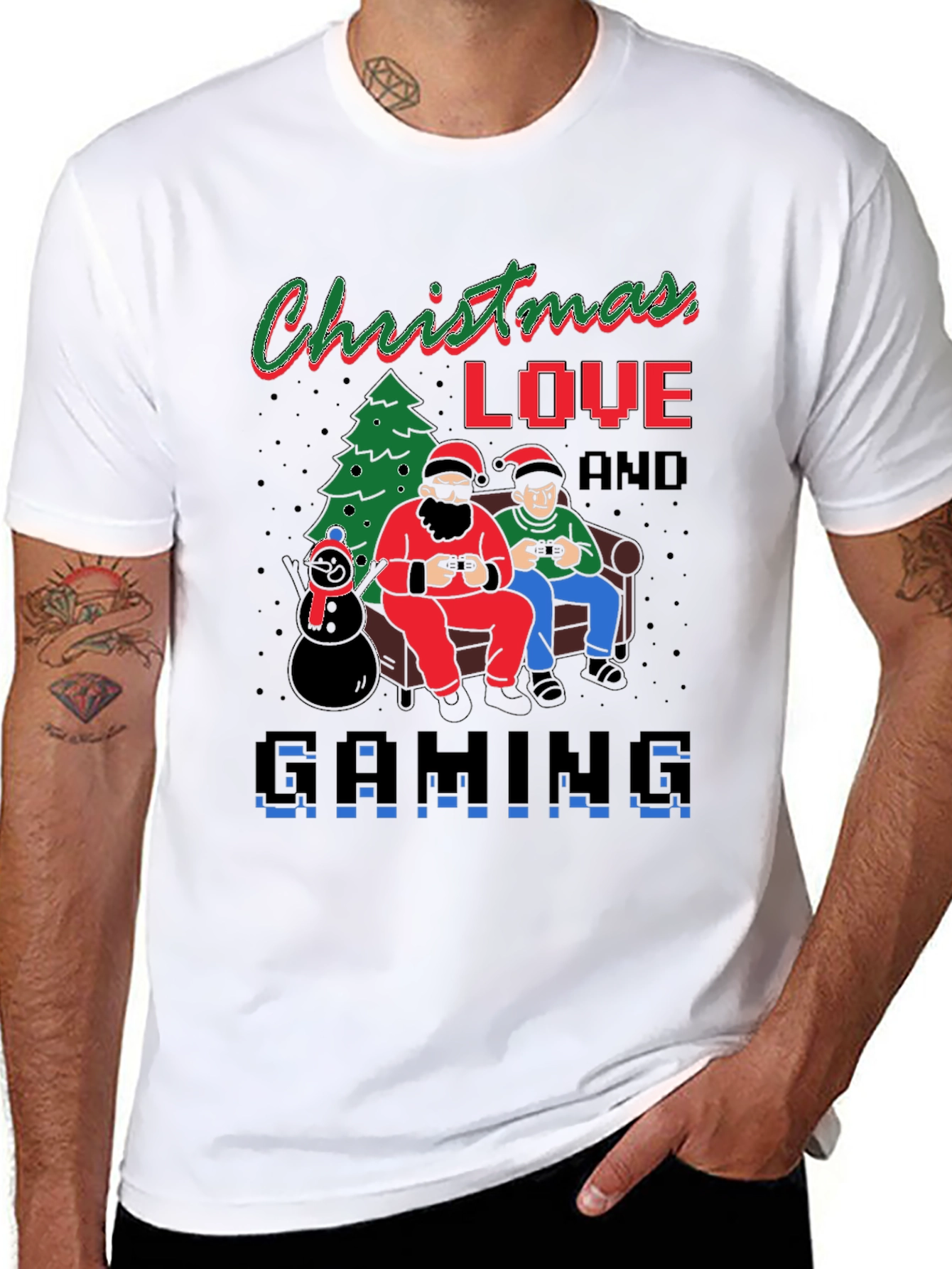 Christmas Love & Gaming T-Shirt