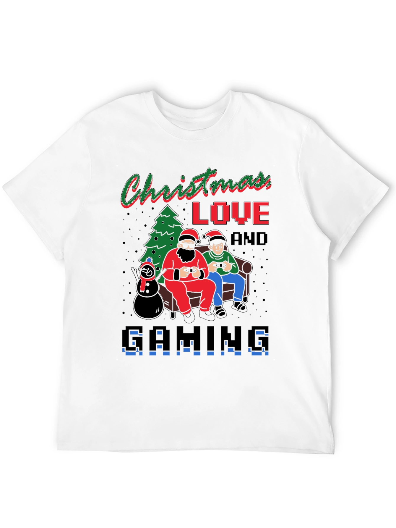 Christmas Love & Gaming T-Shirt