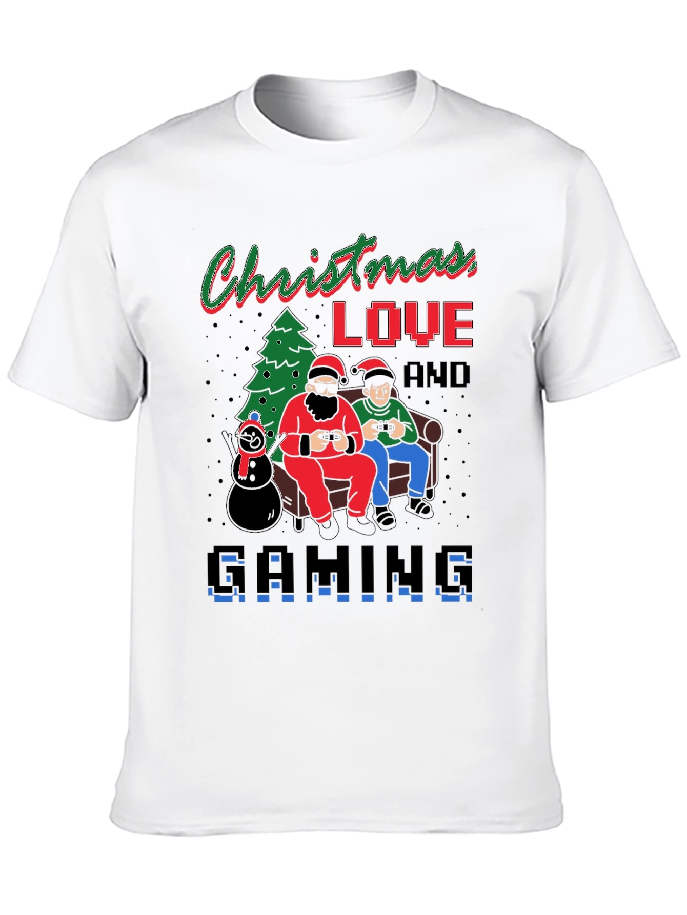 Christmas Love & Gaming T-Shirt