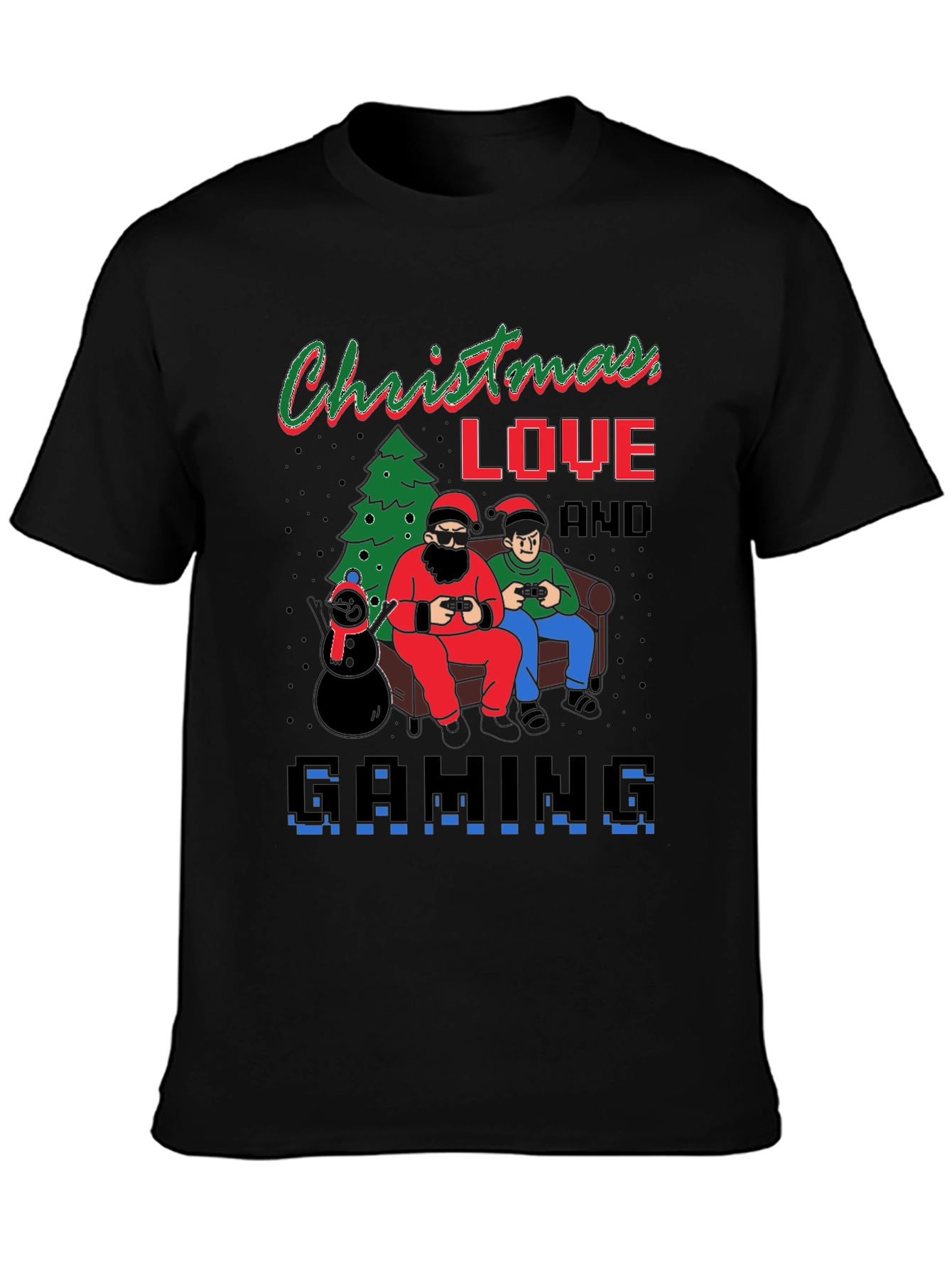 Christmas Love & Gaming T-Shirt