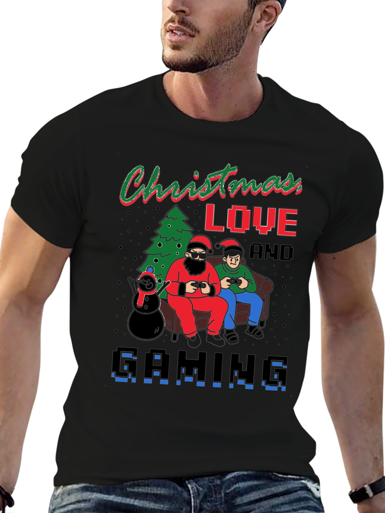 Christmas Love & Gaming T-Shirt