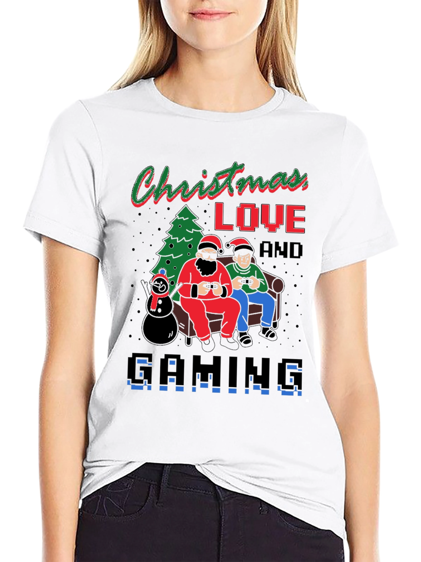 Christmas Love & Gaming T-Shirt