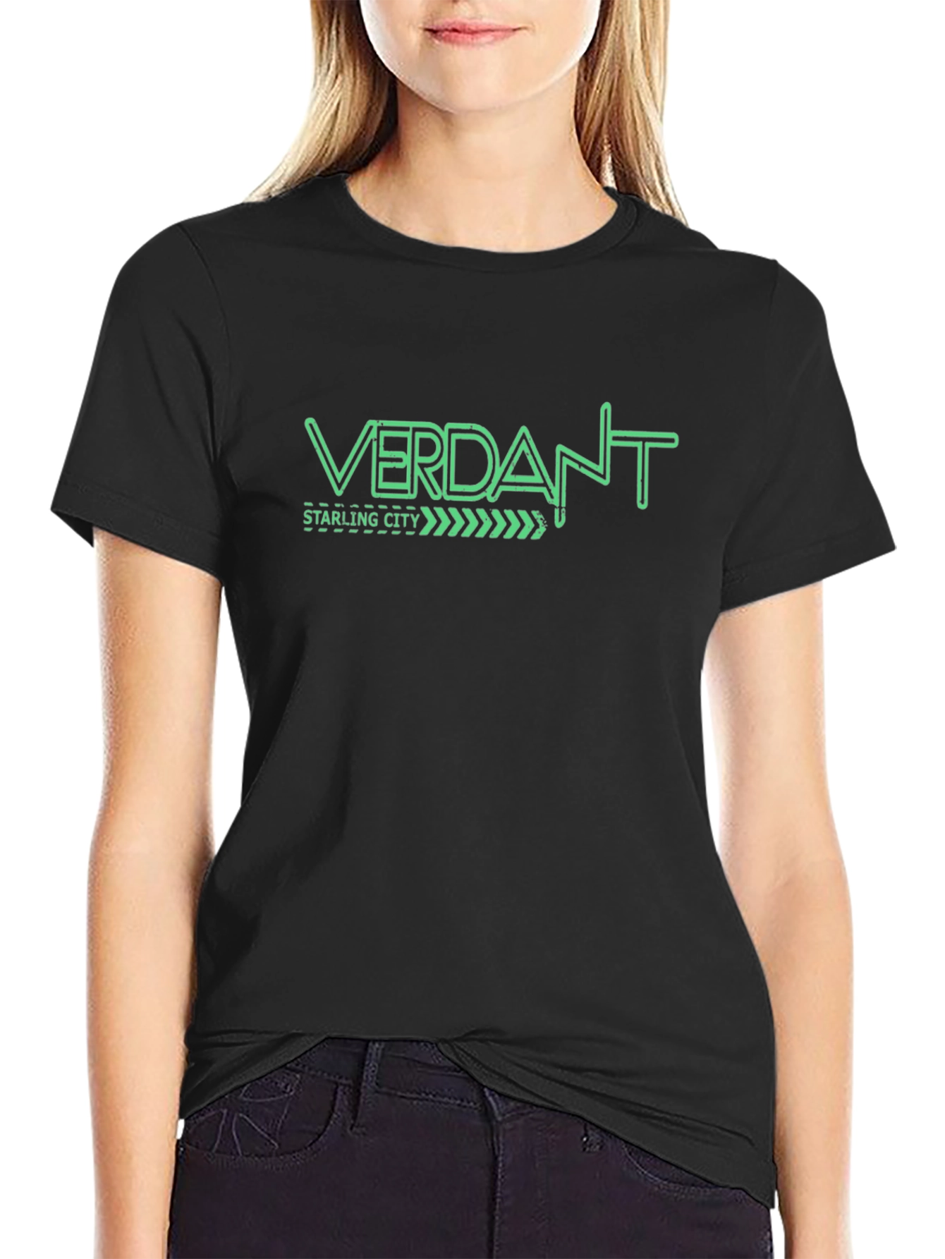 Verdant Starling City Graphic Tee - Black