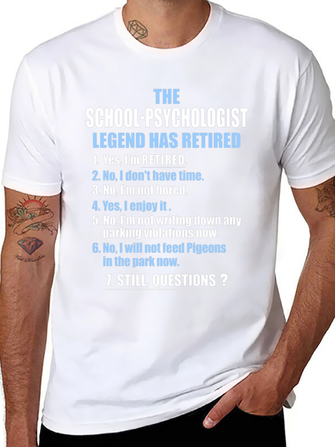 Retired School Psychologist T-Shirt