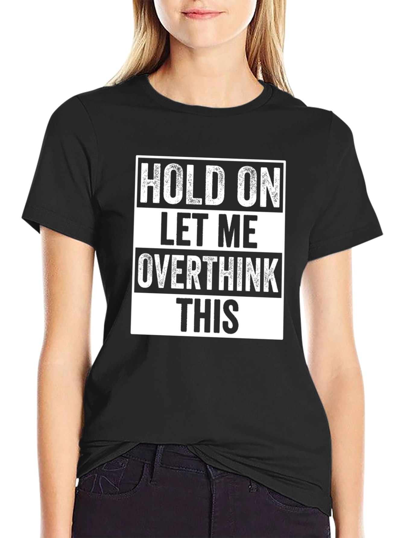 Overthink This Black T-Shirt
