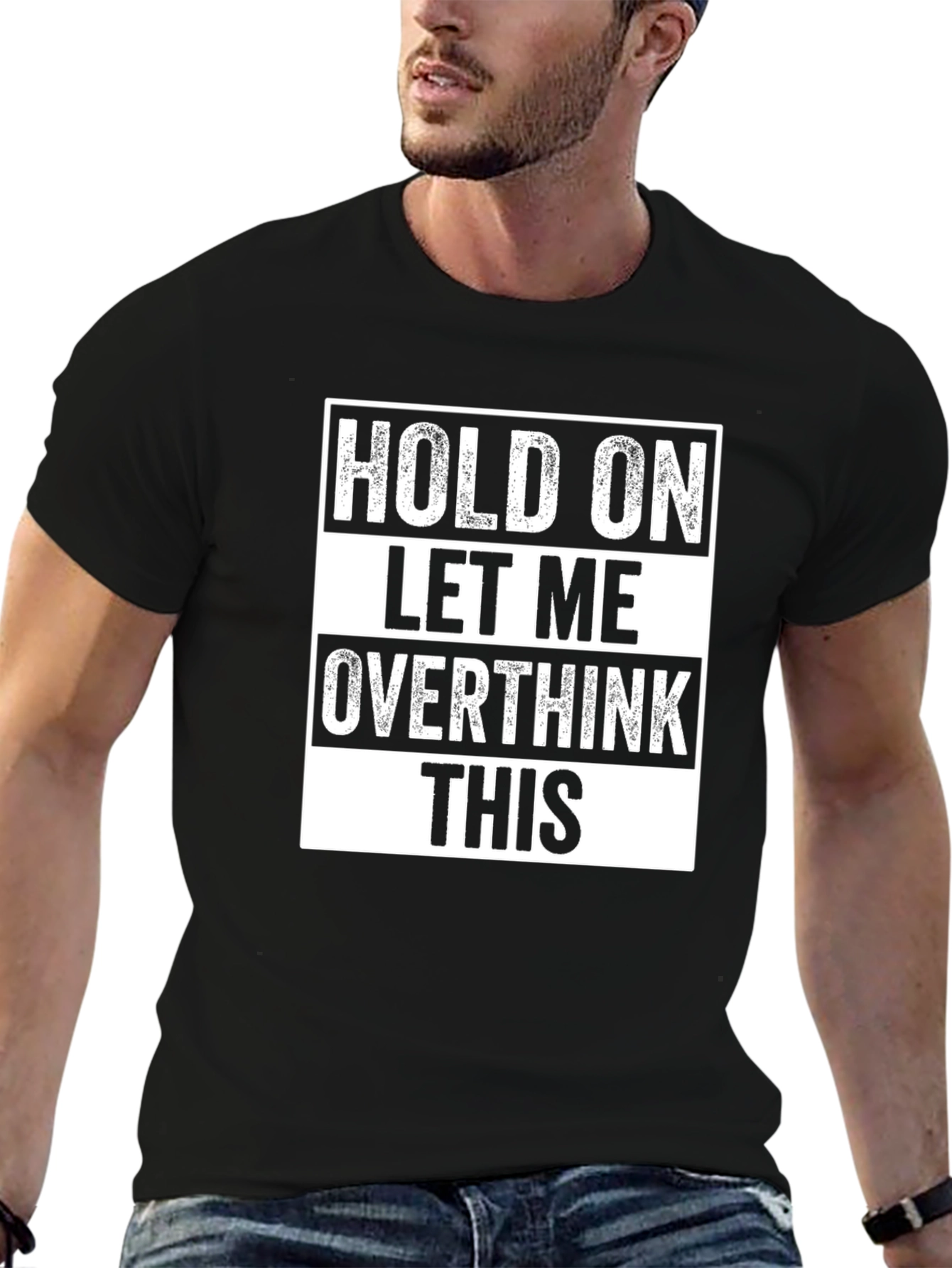 Overthink This Black T-Shirt