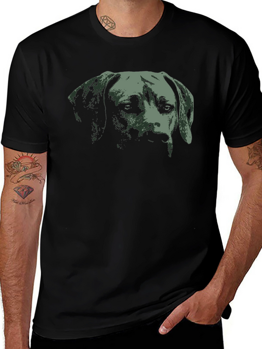 Dog Graphic Tee - Mens Black T-Shirt
