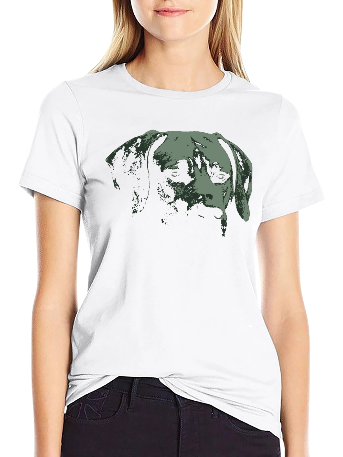 Dog Graphic Tee - Mens Black T-Shirt