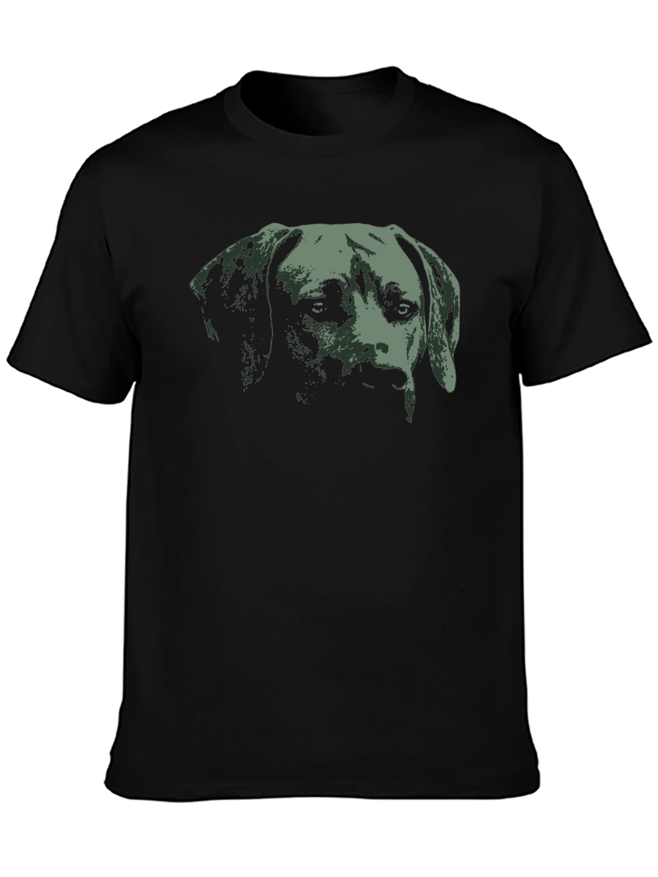 Dog Graphic Tee - Mens Black T-Shirt