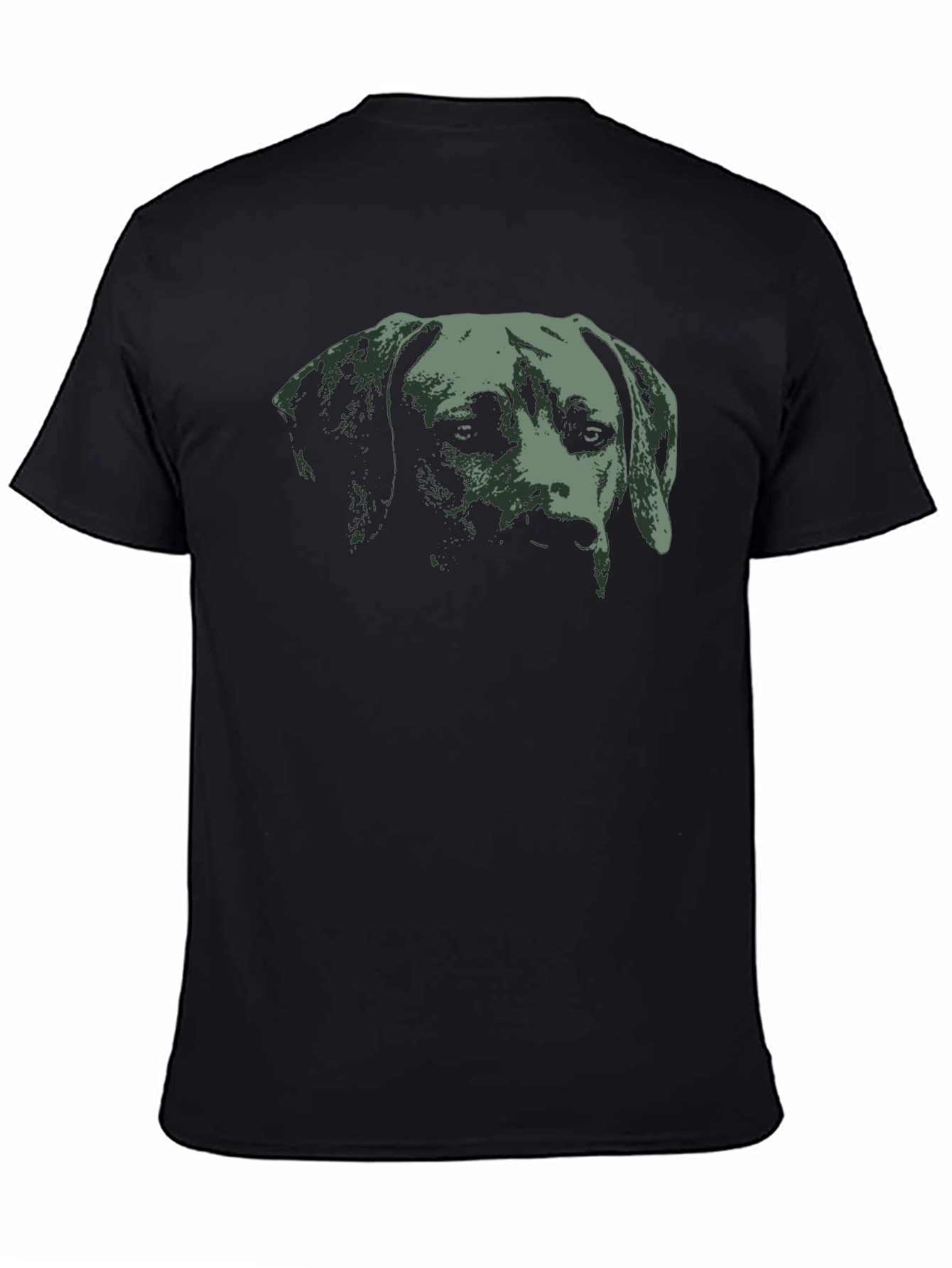 Dog Graphic Tee - Mens Black T-Shirt