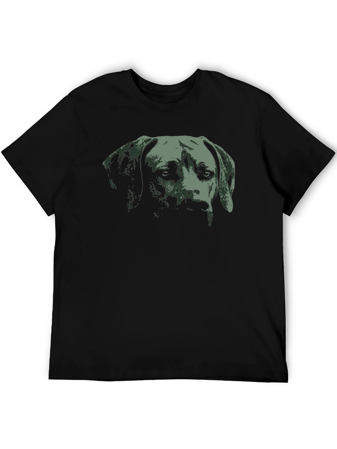 Dog Graphic Tee - Mens Black T-Shirt