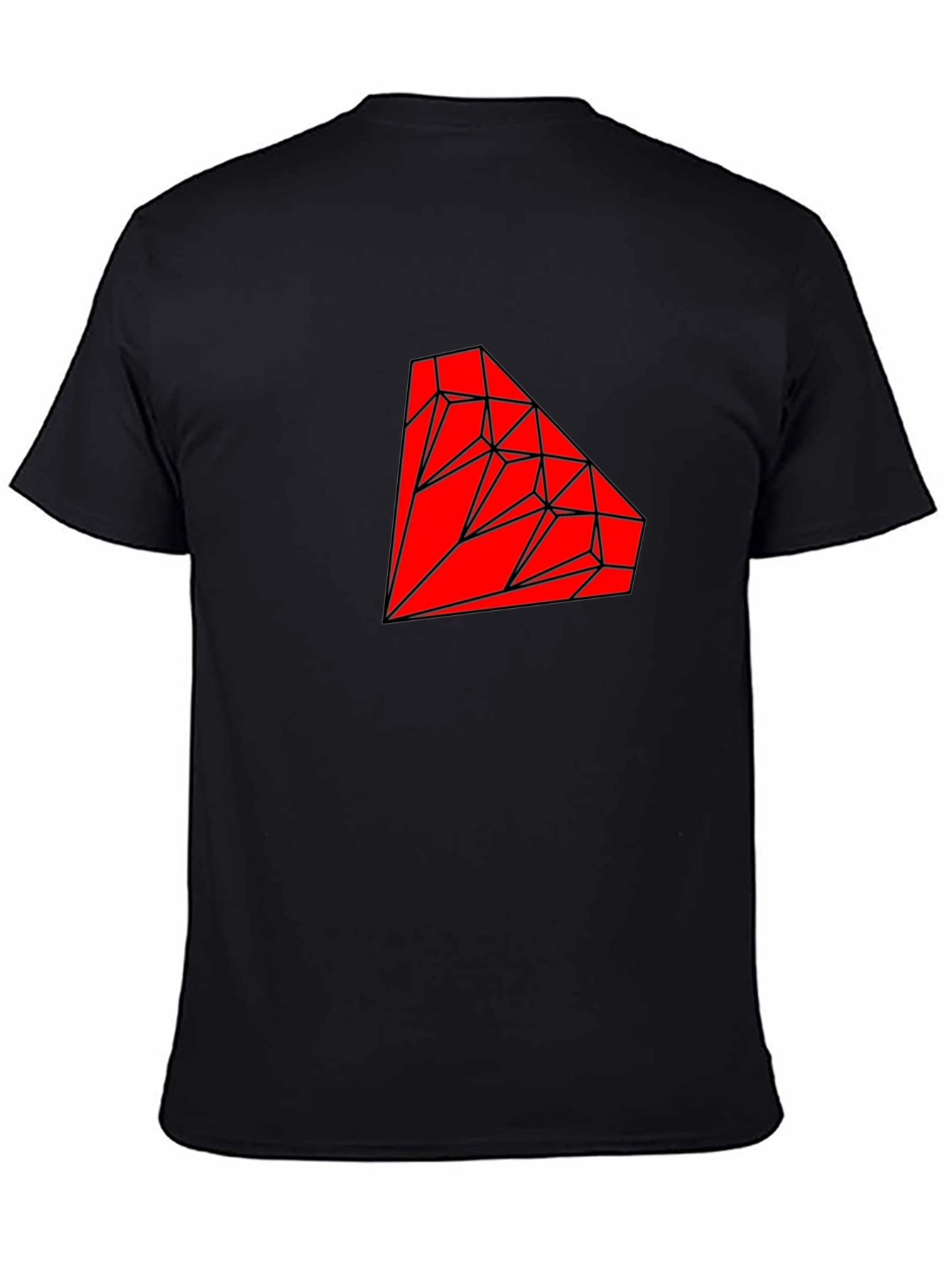Geometric Diamond Graphic Tee