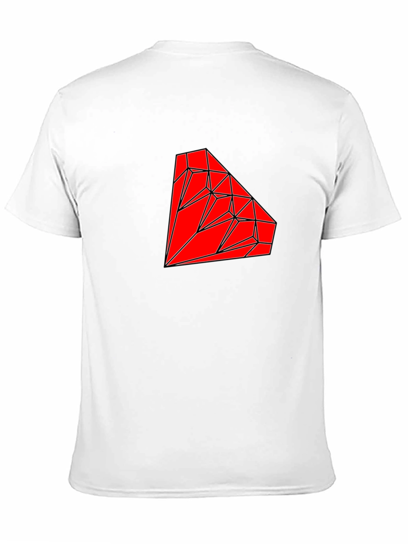 Geometric Diamond Graphic Tee