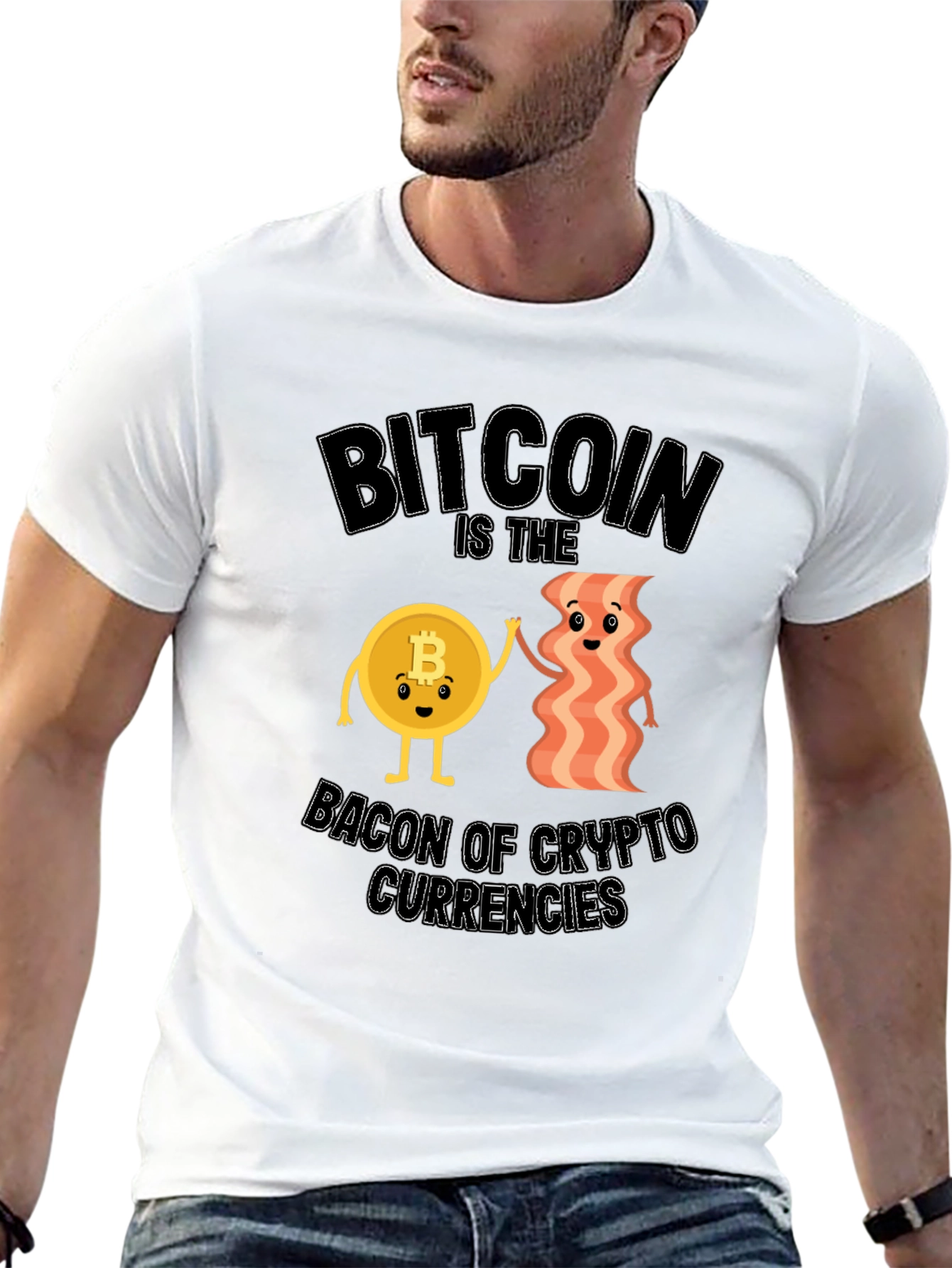 Bitcoin & Bacon Crypto T-Shirt