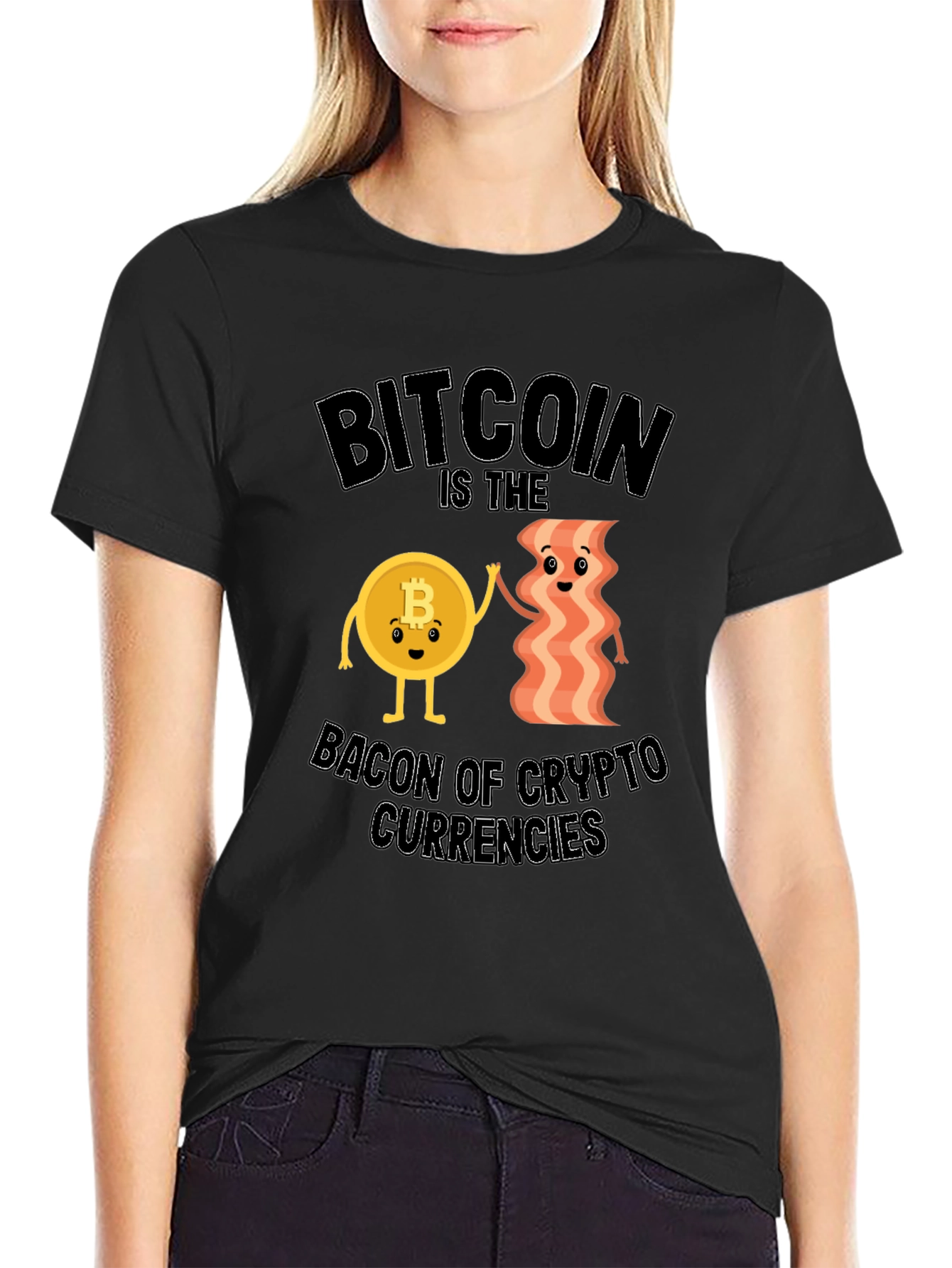 Bitcoin & Bacon Crypto T-Shirt