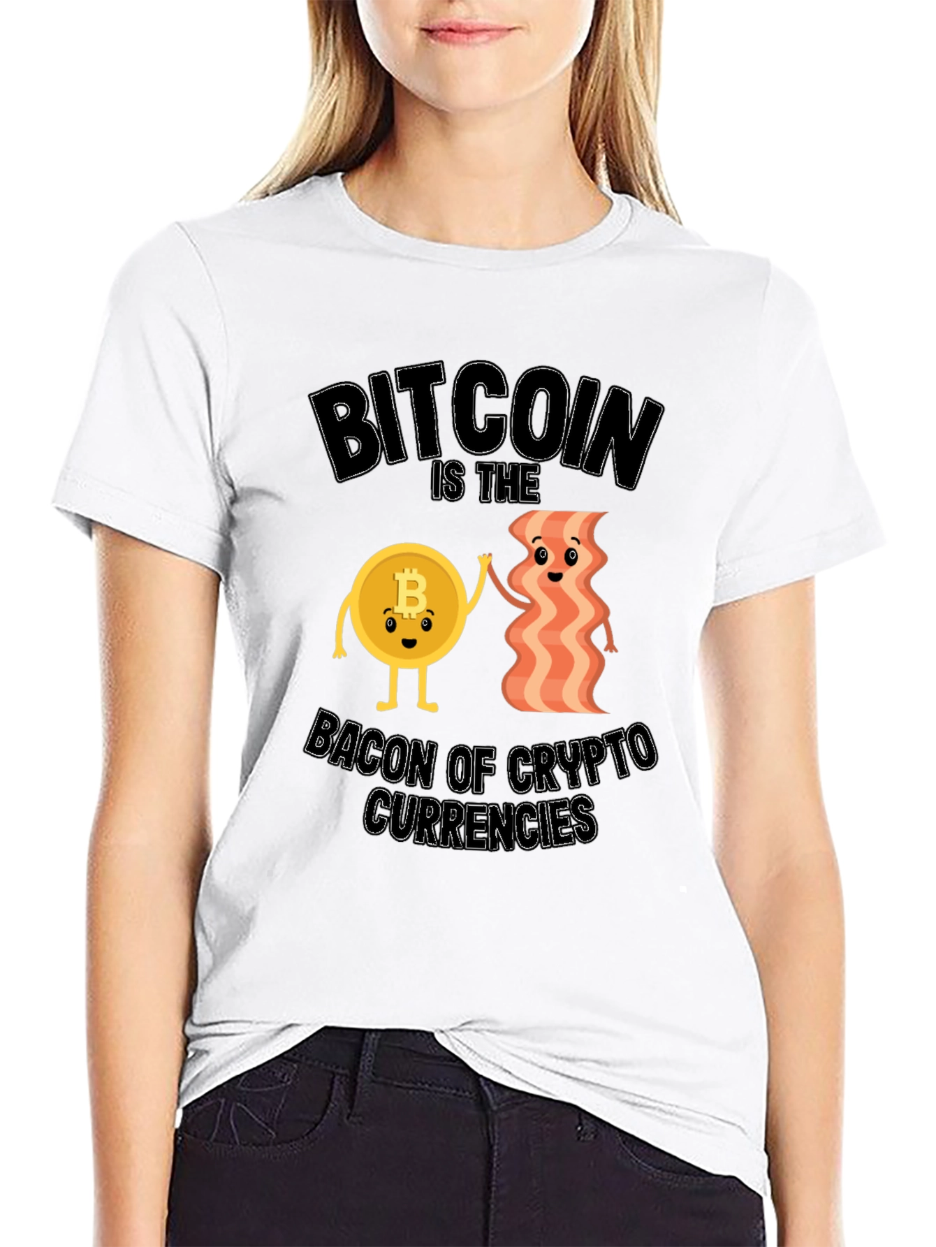 Bitcoin & Bacon Crypto T-Shirt
