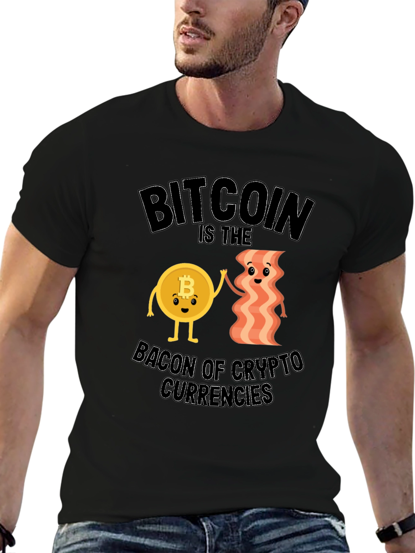 Bitcoin & Bacon Crypto T-Shirt