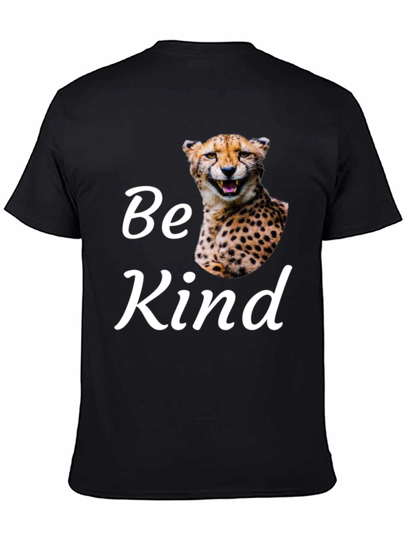 Be Kind Cheetah Graphic T-Shirt