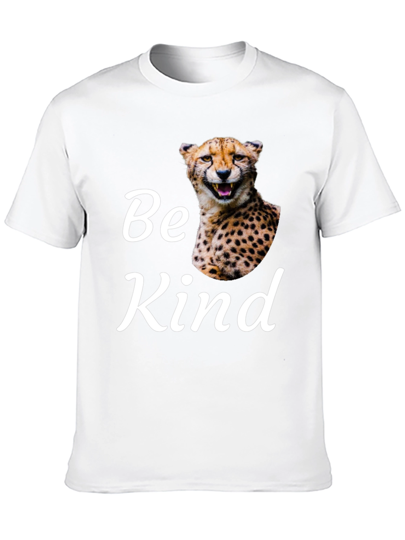 Be Kind Cheetah Graphic T-Shirt