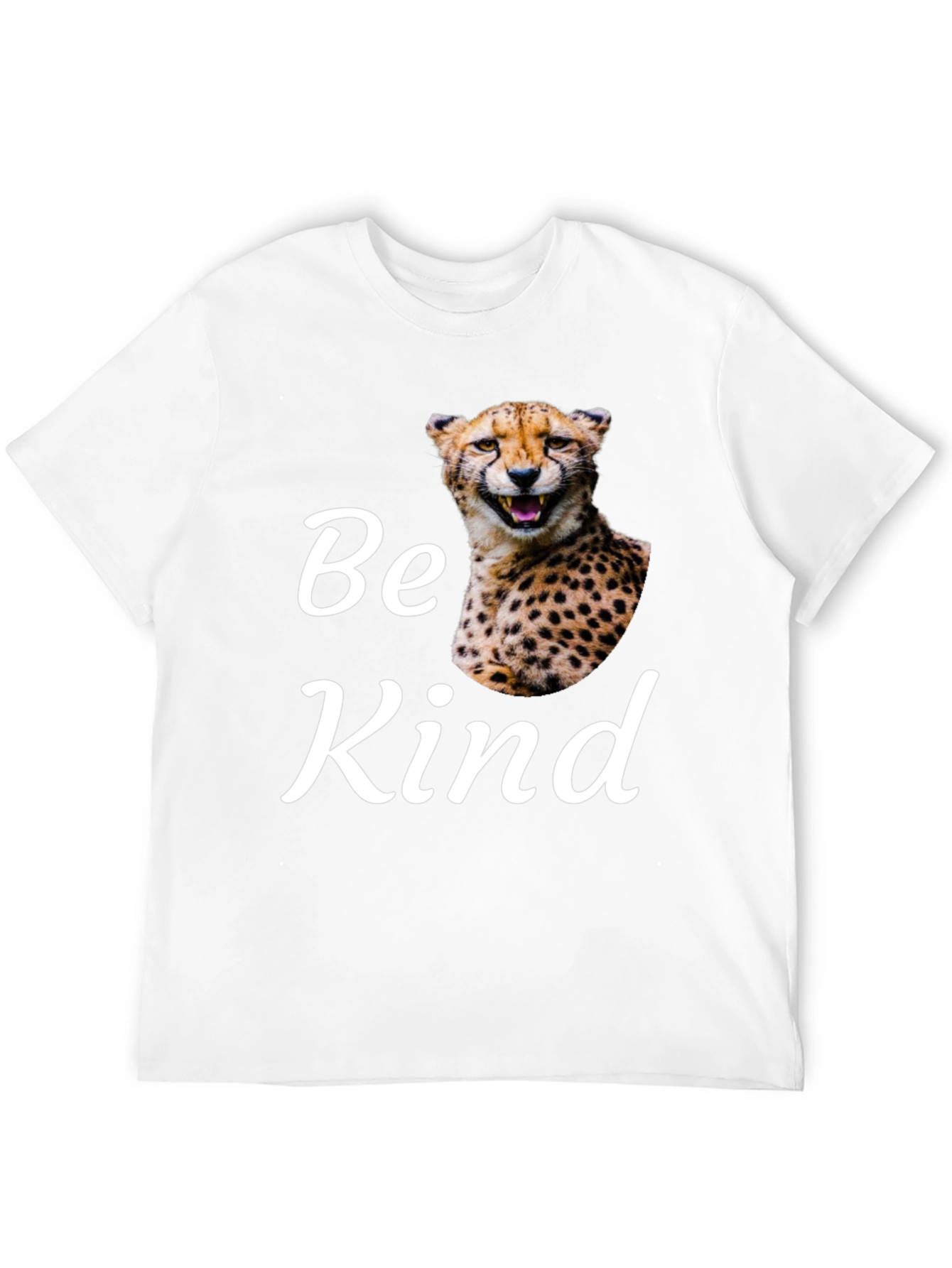 Be Kind Cheetah Graphic T-Shirt